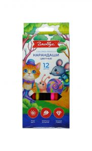 Карандаши цветные 12 цветов