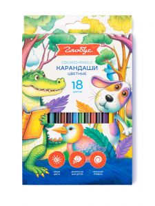 Карандаши цветные 18 цветов